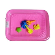 Gongc Inflatable Sand Tray for Kids' Toys and Play Sand